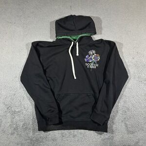 Scotch & Soda Amsterdam Hoodie - Embroidered Floral Design Men's Large #1881